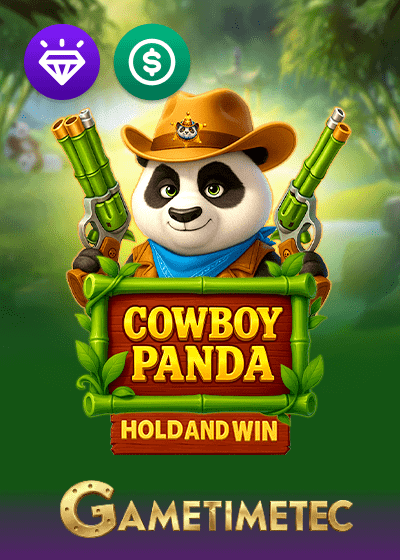 Cowboy Panda Hold and Win